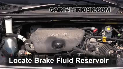 2005 Buick Terraza CX 3.5L V6 Brake Fluid Add Fluid